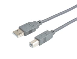 Prokord USB-kabel 5m USB-A USB-B Grå