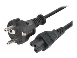 Prokord Strömkabel 1m CEE7/7 C5 coupler Svart