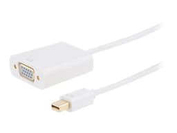 Prokord DisplayPort-kabel 1m Mini-DisplayPort VGA Vit