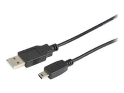 Prokord USB-kaapeli 1m USB A Mini-USB B Musta