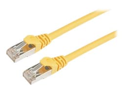 Prokord Nätverkskabel / Patchkabel LSZH RJ-45 Cat 6 1m Gul