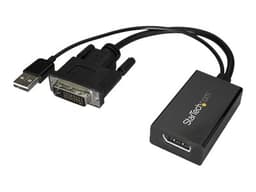 Startech DVI to DisplayPort Adapter 0.254m DVI-D DisplayPort Svart
