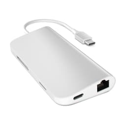 Satechi USB Type-C Multi-Port Adapter 4K Silver USB 3.2 Gen 1 (3.1 Gen 1) Type-C