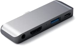 Satechi Aluminum Type-C Mobile Pro Hub Adapter USB 3.2 Gen 1 (3.1 Gen 1) Type-C