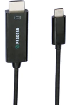Prokord USB-C To HDMI Adapter 4k 30Hz 2m USB C HDMI Svart