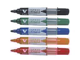 Pilot Whiteboardkynä V Board Rund Spets 5-kpl 