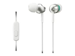 Sony MDR-EX110AP In-Ear hovedtelefoner med mikrofon Hvid