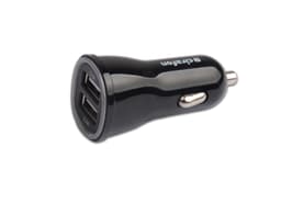 Cirafon USB-billaddare med dubbla USB-portar 2xUSB 4.8A Svart