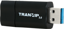 Tranzip Datastick USB 3.0 128Gb 128GB USB Type-A Zwart