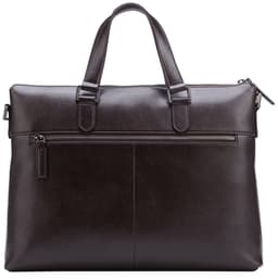 Cirafon Leather Elegant Classic Taske 15" Ægte læder Brun