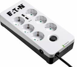 Eaton Protection Box 6 kontakter + 2 USB 
