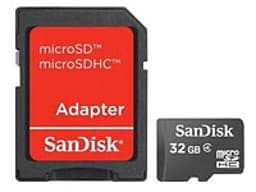 Sandisk Flashminnekort 32GB MicroSDHC