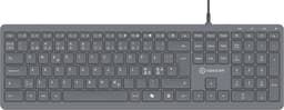 Voxicon Kablet Tastatur 300W – Støjsvagt, Slankt, USB-C/A Ledningsført Nordisk