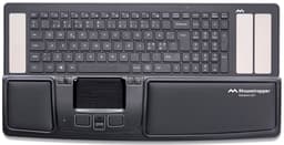 Mousetrapper Advance 2.0+ & Type Keyboard - Kit USB-A Kontrolpude Sort, Hvid