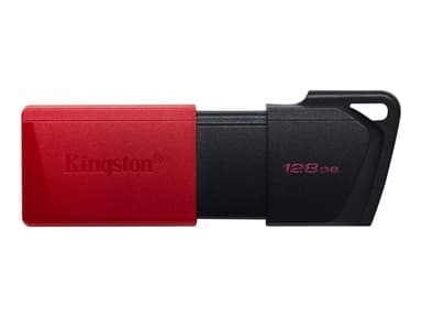 Kingston DataTraveler Exodia M 128GB USB-A Svart, Rød