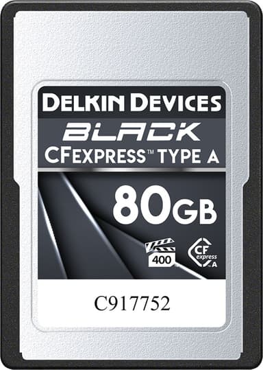 Delkin Black Cfexpress Card Vpg400 Type A R880/w730 80gb 