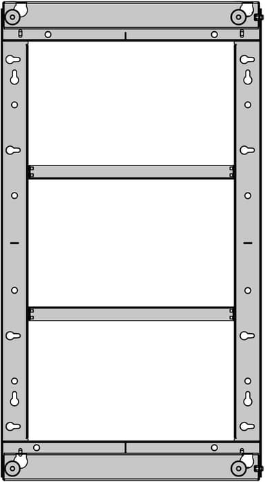 Multibrackets M Wallmount Pro OH46 F/B 