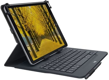 Logitech Universal Folio Nordisk Sort