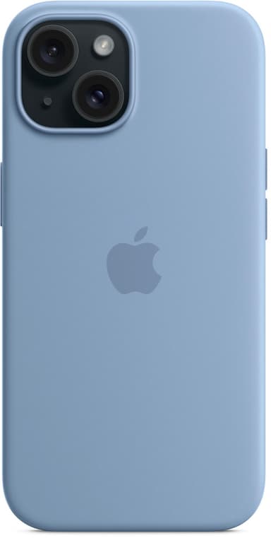 Apple Silicone Case With Magsafe iPhone 15 Blauw
