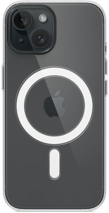 Apple Clear Case With Magsafe iPhone 15 Gjennomsiktig