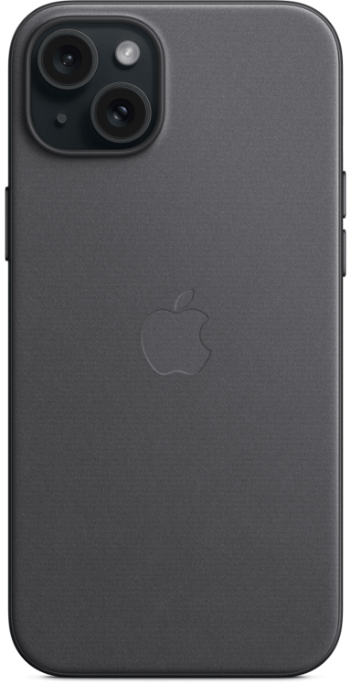 Apple Finewoven Case With Magsafe iPhone 15 Plus Zwart