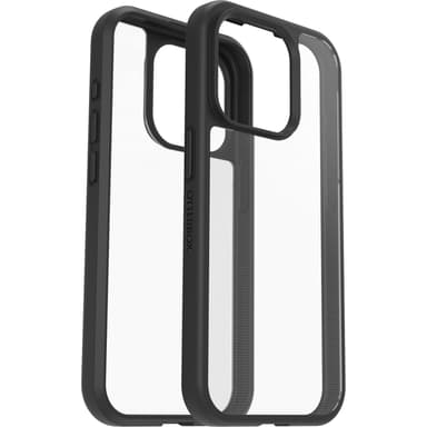 Otterbox React Series iPhone 15 Pro Gjennomsiktig Sort