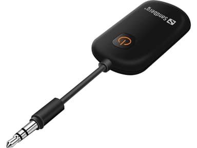 Sandberg Bluetooth Audio Link 2in1 3.5mm Tx-rx Musta Vastaanotin/lähetin