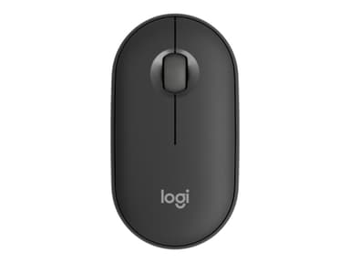 Logitech Pebble Mouse 2 M350s Trådlös RF + Bluetooth Mus Grafit
