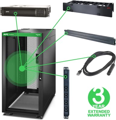 APC Rack bundle with UPS Medium 