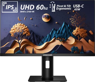 Voxicon O27UHDP USB-C Skärm (65W) Ergonomic Skärm 