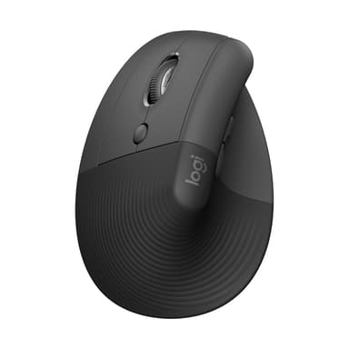 Logitech Lift Vertical Ergo Mouse Left Graphite RF Wireless + Bluetooth