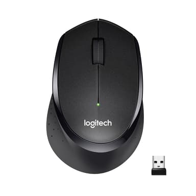 Logitech M330 Silent Wireless RF kabel-fri Mus Svart