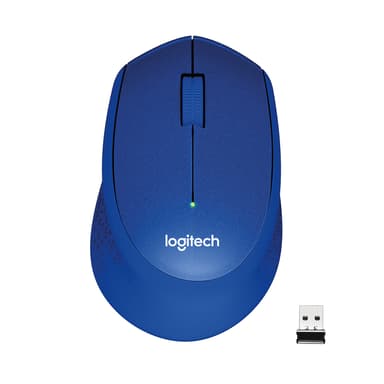 Logitech M330 Silent Wireless RF kabel-fri Mus Blå