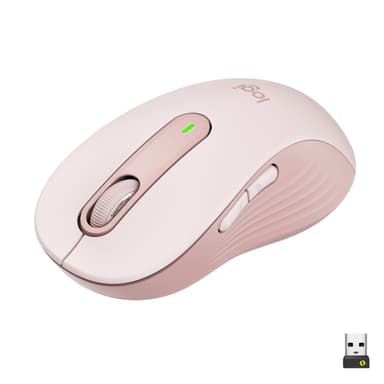 Logitech Signature M650 Large Bluetooth Mus Rosa