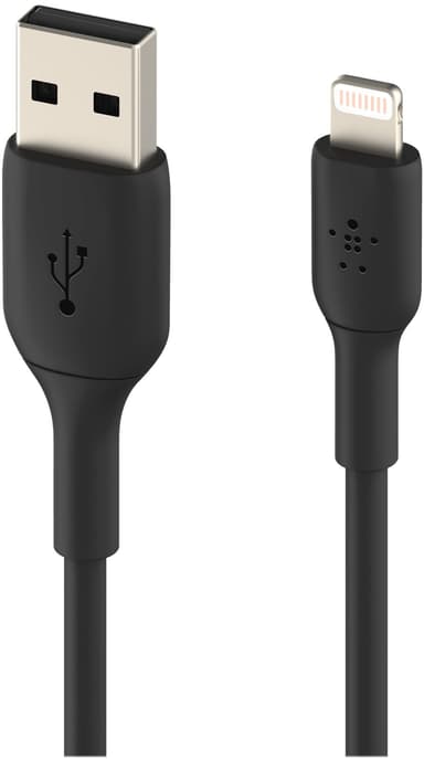 Belkin Lightning To USB-A Cable 1m Svart