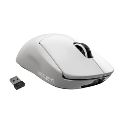 Logitech Pro X Gaming RF Trådlös Mus Vit