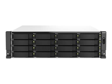QNAP TS-h2287XU-RP NAS Rack (3U) Intel Xeon E E-2336 32 GB DDR4 0 TB QuTS hero Svart, Vit 
