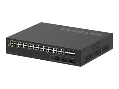 Netgear M4250-40G8XF-PoE++ hanterad L2/L3 Gigabit Ethernet (10/100/1000) Strömförsörjning via Ethernet (PoE) stöd 2U Svart