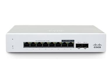 Cisco Meraki MS130-8X 8-Port Cloud Managed PoE 120W Switch 