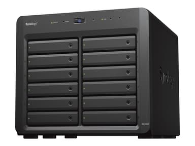 Synology DX1222 tallennusaseman kotelo HDD-/SSD-kotelo Musta 2.5/3.5"