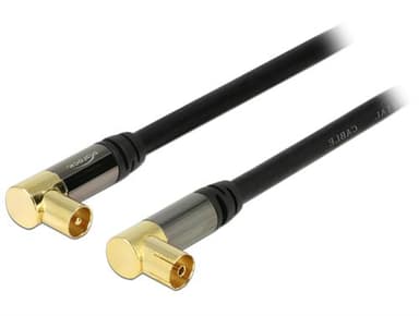 Delock Antenna cable IEC IEC 1m Zwart