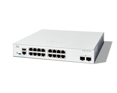Cisco Catalyst C1300 Managed 16x1GbE 2xGbE SFP Switch 