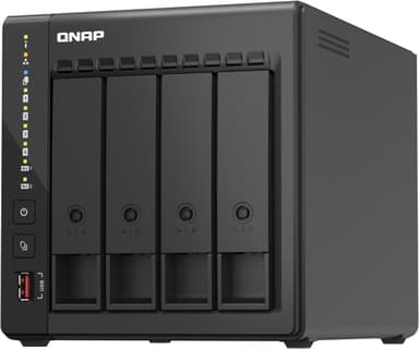 QNAP TS-453E NAS Tower Intel® Celeron® J6412 8 GB 0 TB QNAP QTS Sort 