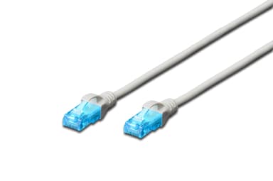 Digitus Patch Cord PVC RJ-45 Cat5e 0.25m Grå