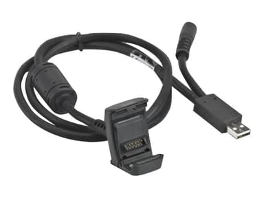 Zebra Charging Cable USB - TC8000 USB-A Musta