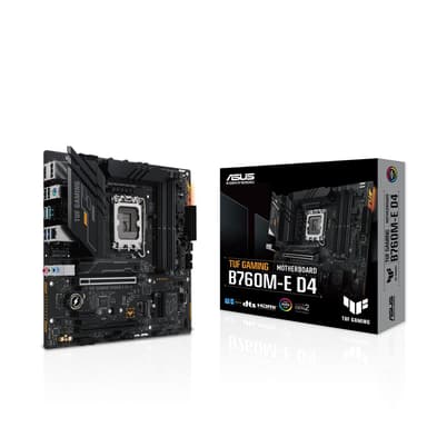 ASUS TUF Gaming B760M-E D4 LGA 1700 Micro-ATX Emolevyt