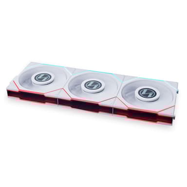 Lian-li UNI TL120 LCD 3-P Fläkt Vit