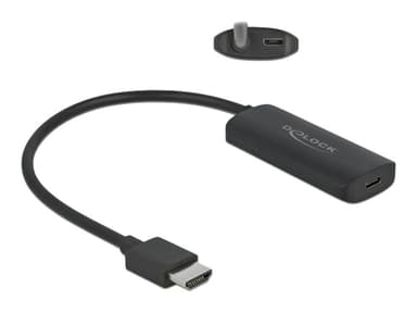 Delock HDMI to USB-C adapter HDMI USB C Musta