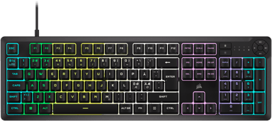Corsair K55 Core RGB Kabel Nordisk