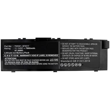 Coreparts MBXDE-BA0211 laptop reserve-onderdeel Batterij/Accu 